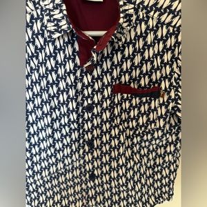 Gorgeous Fore! Penguins Boys’ Dress Shirt 3T